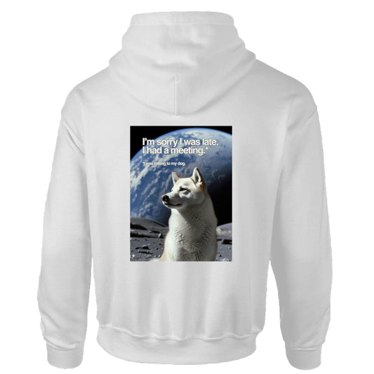 Boost Shawarma "I Was Late Talking To My Dog" Hoodie – Official $SHBOOST Automotive Hoodie - Star Studios Media
