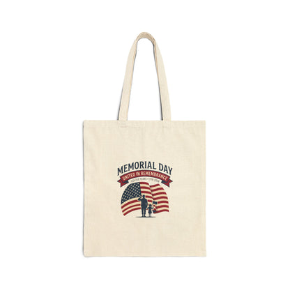 USA 250 Anniversary Canvas Tote – Vintage Flag Design - Akram