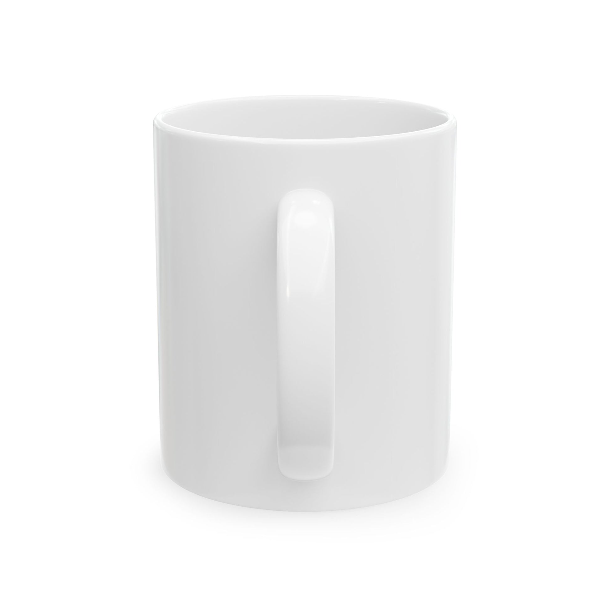 The Feast Stories Ceramic Mug — Pale Gold Lettering Coffee Cup (11oz, 15oz) - Akram