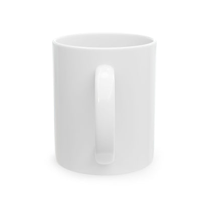 The Feast Stories Ceramic Mug — Pale Gold Lettering Coffee Cup (11oz, 15oz) - Akram
