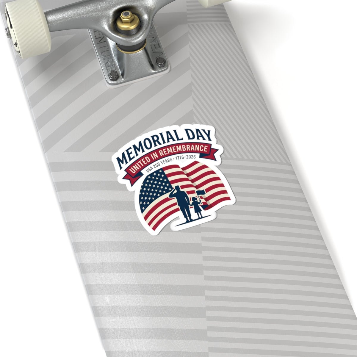 USA 250 Anniversary Vintage Sticker – Memorial Day 1776 - 2026 - Akram