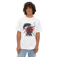 Bushido Strike Tee – Samurai Ink Brush Graphic - Akram