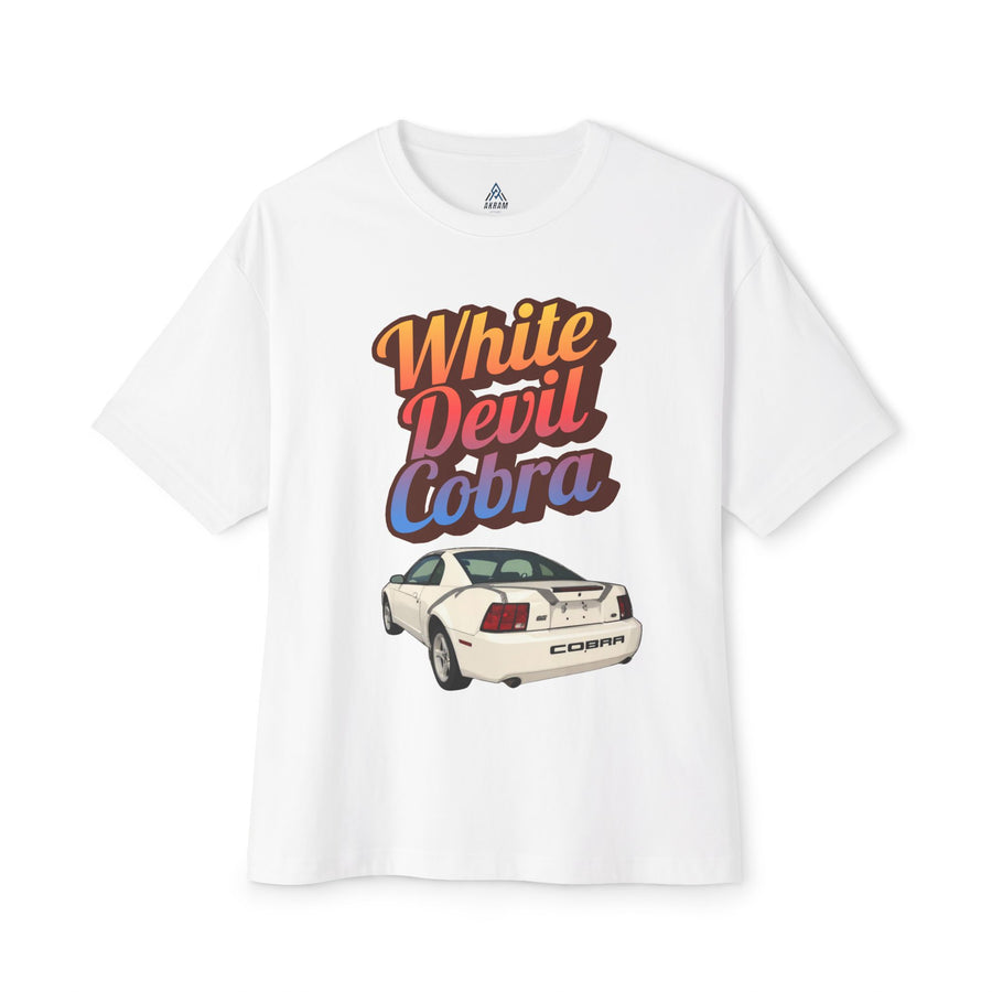 White Devil Cobra Retro Tee - Akram