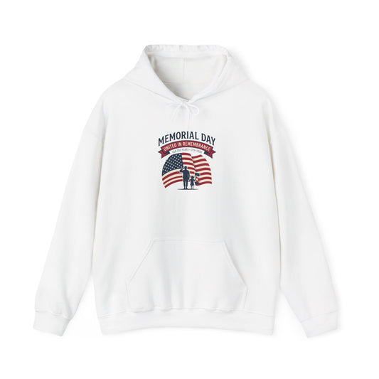 USA 250 Memorial Day Hoodie – Vintage Flag Design - Akram