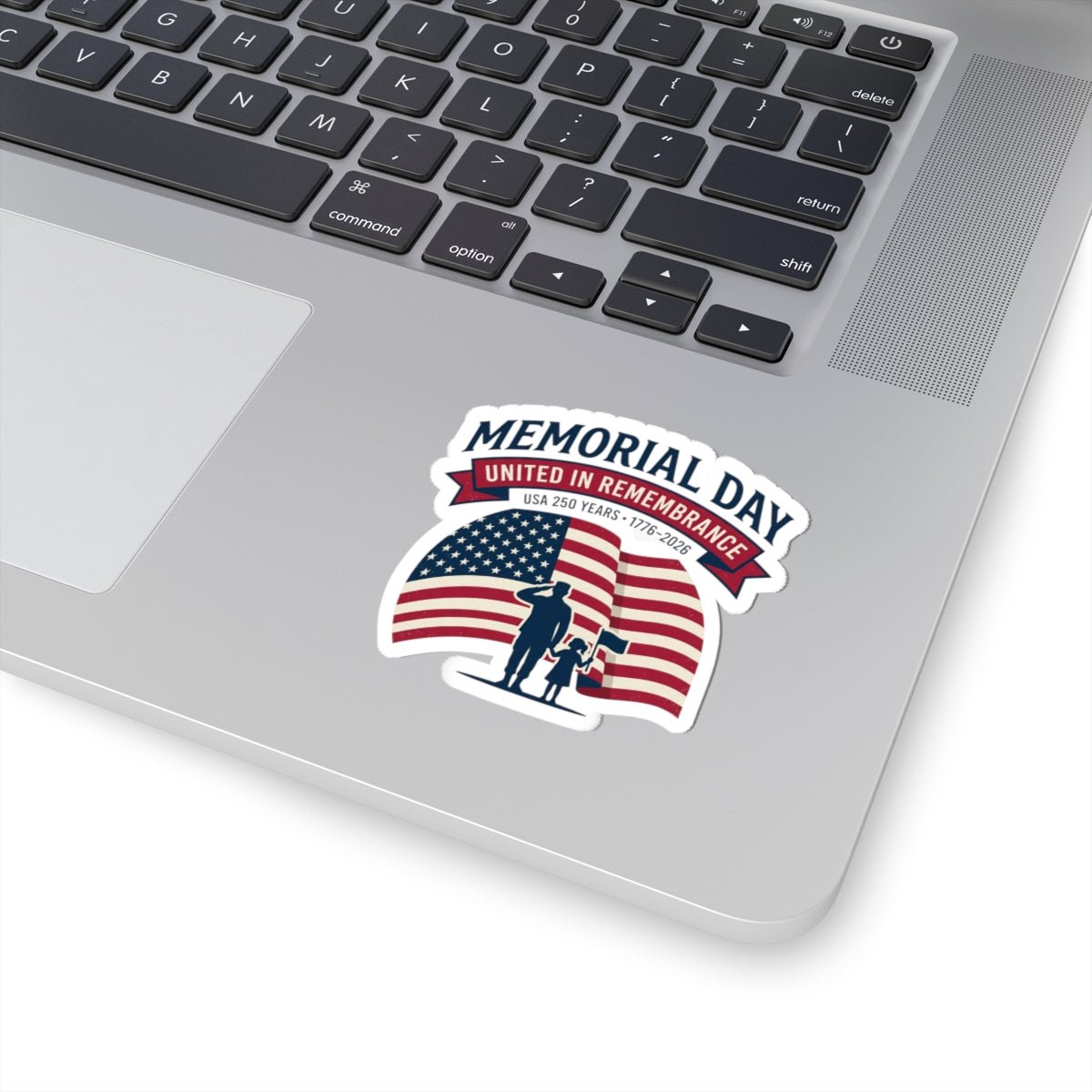 USA 250 Anniversary Vintage Sticker – Memorial Day 1776 - 2026 - Akram