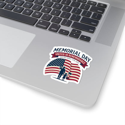 USA 250 Anniversary Vintage Sticker – Memorial Day 1776 - 2026 - Akram