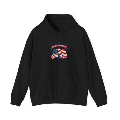 USA 250 Memorial Day Hoodie – Vintage Flag Design - Akram