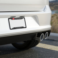 License Plate Frame - The Feast Stories YouTube Logo | Where People Meet Food and Tell a Story - Akram