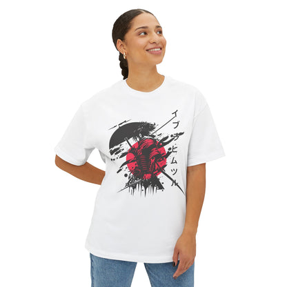 Bushido Strike Tee – Samurai Ink Brush Graphic - Akram
