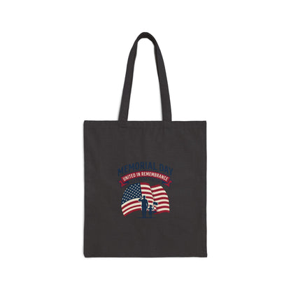 USA 250 Anniversary Canvas Tote – Vintage Flag Design - Akram