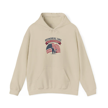 USA 250 Memorial Day Hoodie – Vintage Flag Design - Akram