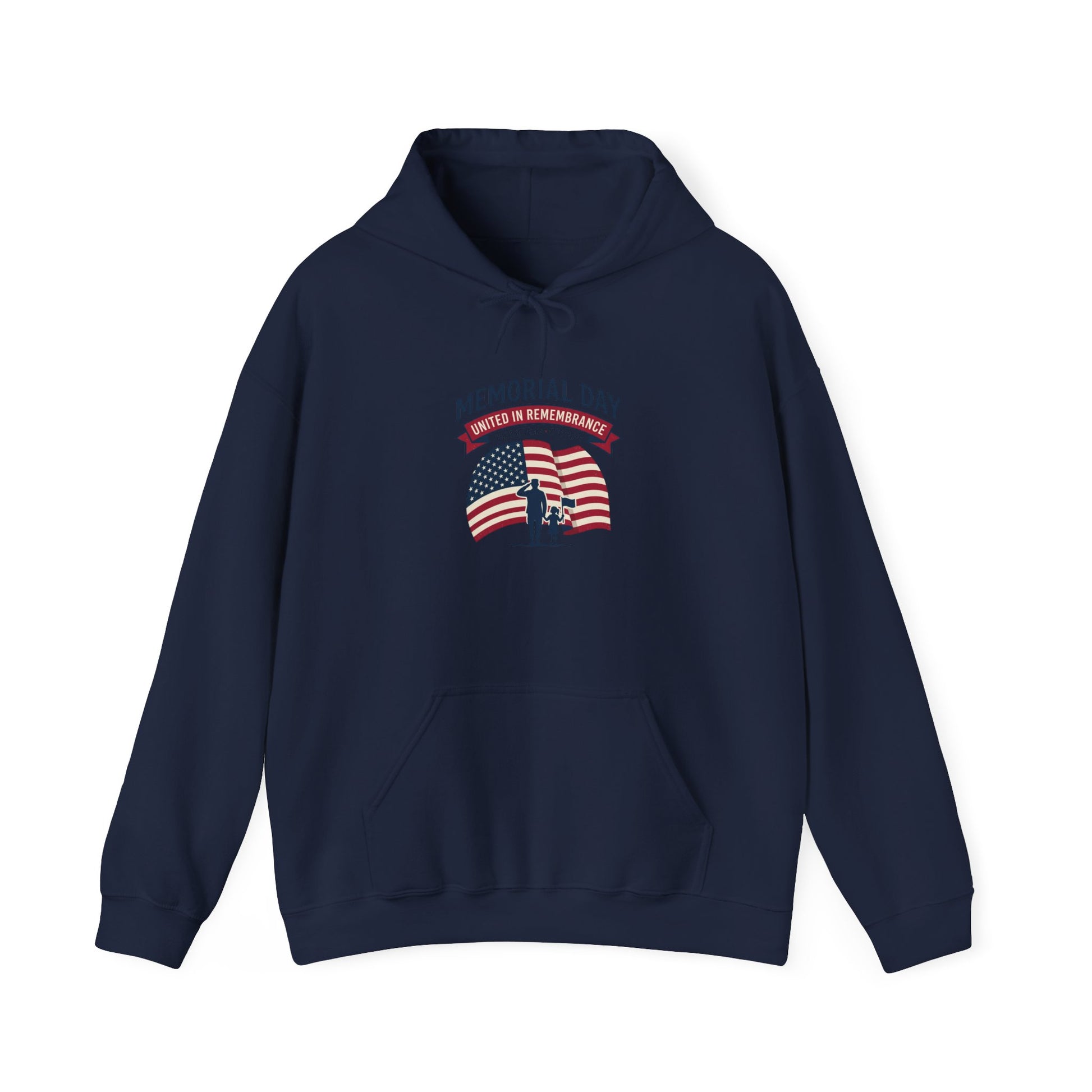 USA 250 Memorial Day Hoodie – Vintage Flag Design - Akram