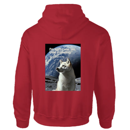Boost Shawarma "I Was Late Talking To My Dog" Hoodie – Official $SHBOOST Automotive Hoodie - Star Studios Media